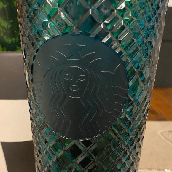 Starbucks Dark Teal Textured Tumbler with Straw - Picture 2 of 7